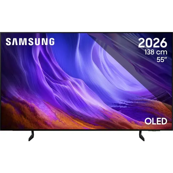 Samsung Televizor Samsung OLED 55S85H, 138 cm, Smart, 4K Ultra HD, 120 Hz, Clasa F (Model 2026), Negru