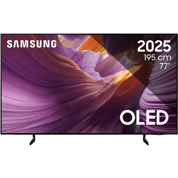 Samsung Televizor Samsung OLED 77S85F, 195 cm, Smart, 4K Ultra HD, 100 Hz, Clasa F (Model 2025), Negru