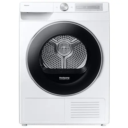 Samsung Uscator de rufe cu pompa de caldura Samsung DV90DG6845LHU4, 9 kg, Clasa A, SmartThings, AI Control, Hygiene Care, AI Dry+, WiFi , Alb