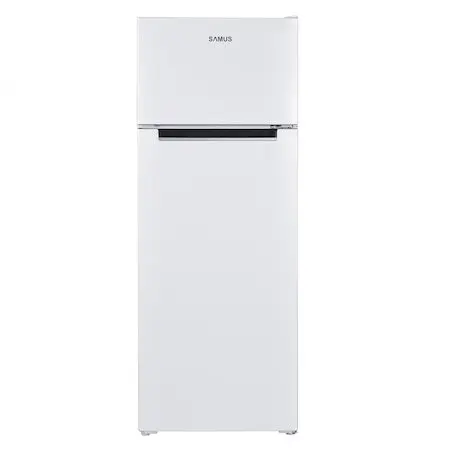 Samus Frigider cu 2 usi Samus SW284E, 206L, H 143 cm, Alb