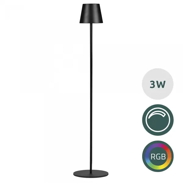 Samus Lampa LED Samus SLL1200-300LM-3W-3000K+RGB+DIMMER, negru