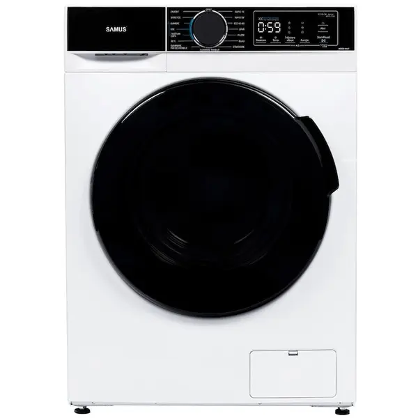Samus Masina de spalat rufe Samus WSADI-9147, Capacitate 9 kg, 15 programe, Motor Inverter, 1400 rotatii/min, Clasa energetica A-10%, Alb
