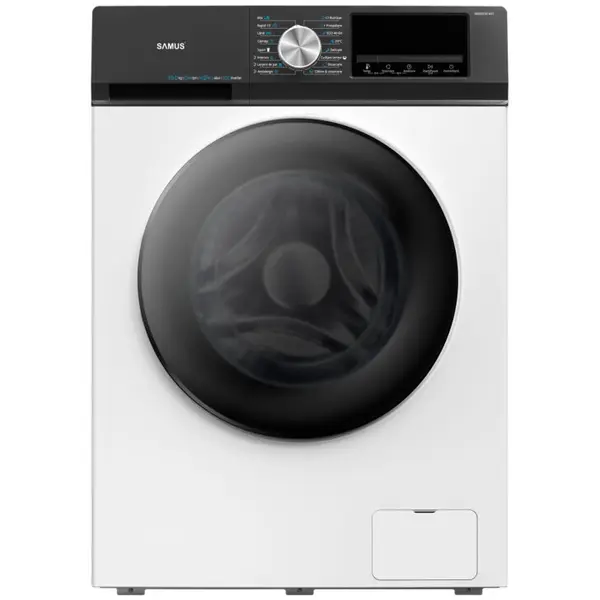 Samus Masina de spalat rufe Samus WSEDI101491, 10Kg, clasa A, 1400 Rpm, 16 programe, Display LED, Alb