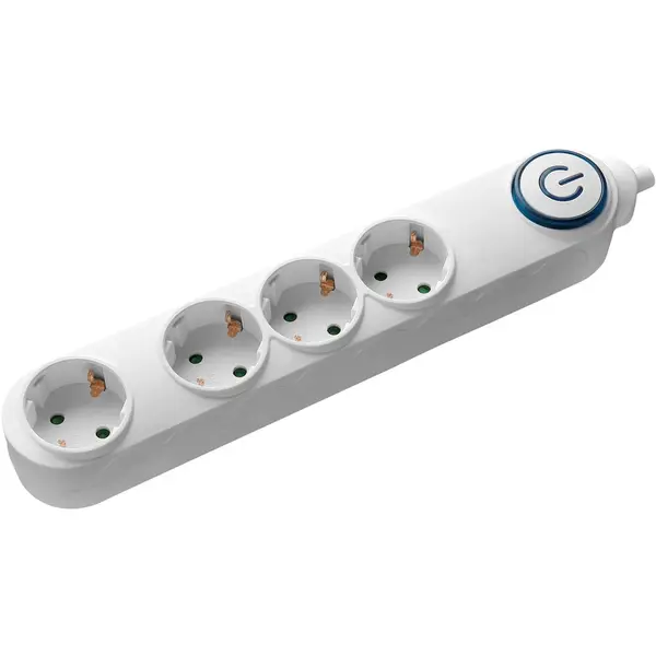 Samus Prelungitor Samus 4 prize Schuko, 5m, 3680w, 3x 1,5mmp, intrerupator 4PI5-3680