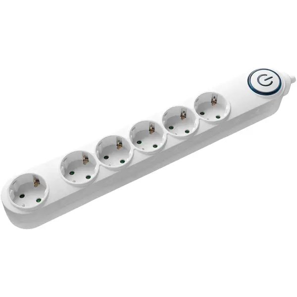 Samus Prelungitor Samus 6 prize Schuko, 5m, 3680w, 3x 1,5mmp, intrerupator, 6PI5-3680
