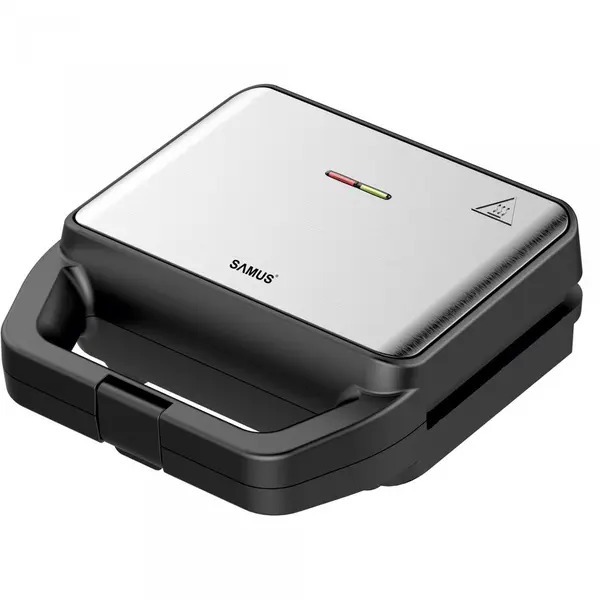 Samus Sandwich-maker Samus SDG-800X, 800W, Inox/Negru
