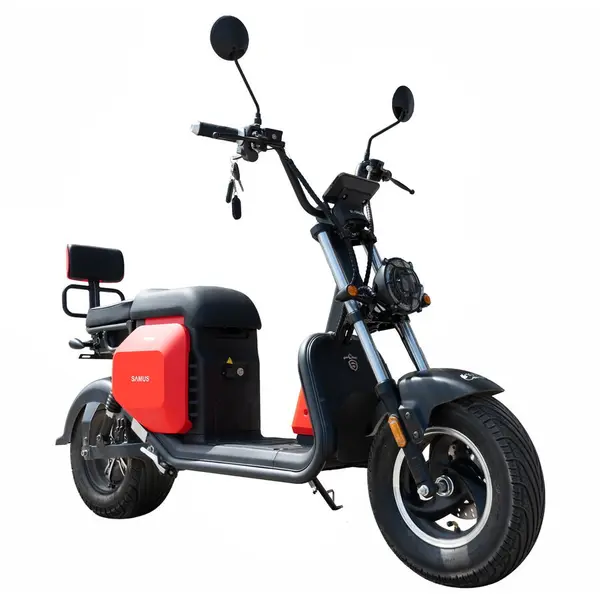 Samus Scuter Electric Samus Denver-25-10T1300-60V20L-Red, Motor 1000W, Acumulator 60V/20Ah, Autonomie 60KM, Viteza Maxima 25KM/H, Rosu