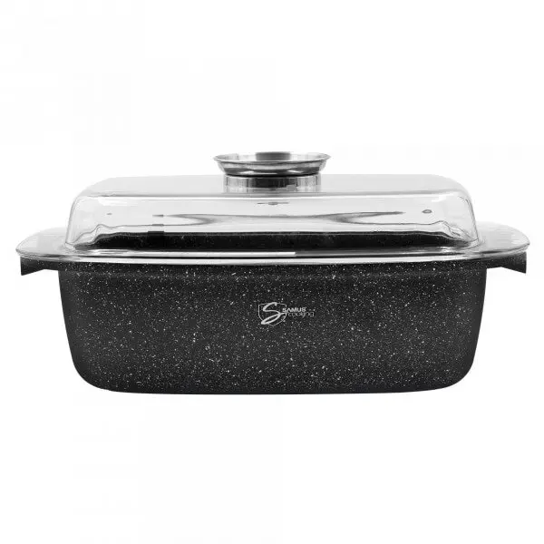 Samus Tava inalta cu capac Samus 32X22X10.5 cm, 5.5l – TOL323-RC, TOLEDO LINE