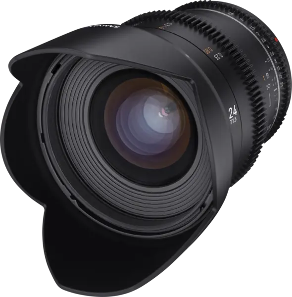 Samyang 24mm T1.5 VDSLR MK2 Canon RF Obiectiv video cinematic, Full Frame, Diafragma T1.5, Filtru 77mm, Weather Sealing