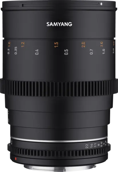 Samyang 35mm T1.5 VDSLR MK2 Sony FE Obiectiv video cinematic, Full Frame, Diafragma T1.5, Filtru 77mm, Weather Sealing