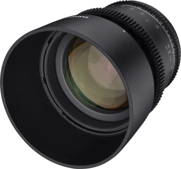 Samyang 85mm T1.5 VDSLR MK2 Canon RF Obiectiv video cinematic, Full Frame, Diafragma T1.5, Filtru 72mm, Weather Sealing
