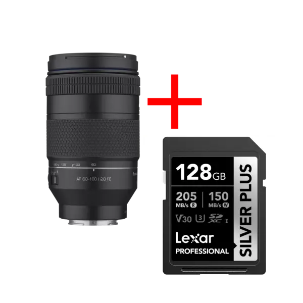 Samyang AF 60-180mm F2.8 Sony FE Obiectiv Tele Full Frame, APS-C, Autofocus STM, Focalizare Flotanta, Etansat Intemperii