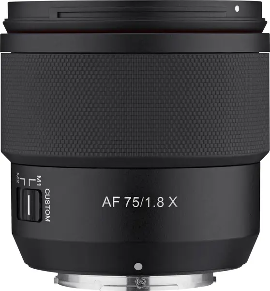 Samyang AF 75mm F1.8 X Obiectiv foto mirrorless, Fuji X-Mount, Telephoto Portret, Preset Aperture Control, Ultra-Compact