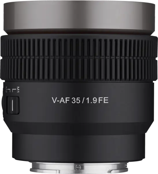 Samyang V-AF 35mm T1.9 Sony FE, Obiectiv video, cinematic, mirrorless, montura Sony