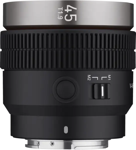 Samyang V-AF 45mm T1.9 Sony FE, Obiectiv video, cinematic, mirrorless, montura Sony