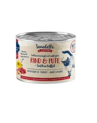 SANABELLE Beef&Turkey 180 g curcan si vita hrana pisica