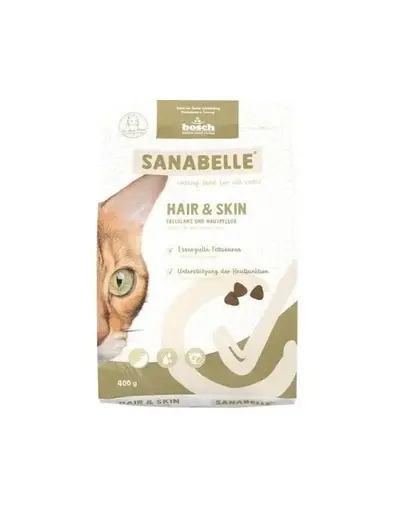 SANABELLE Hair&Skin hrană uscată pentru pisici adulte, 400 g