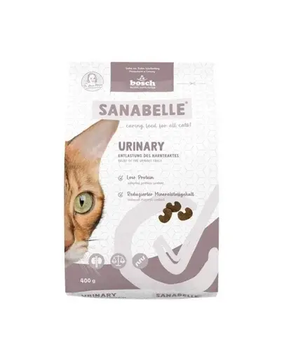SANABELLE Urinary hrană pentru pisici cu sistem urinar sensibil, 400 g