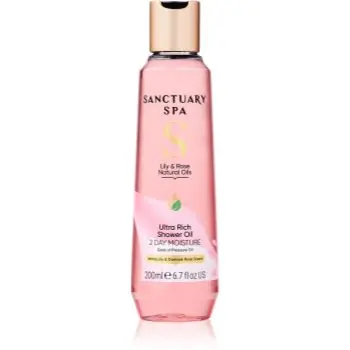 Sanctuary Spa Lily & Rose Natural Oils Ulei pentru dus hranitor