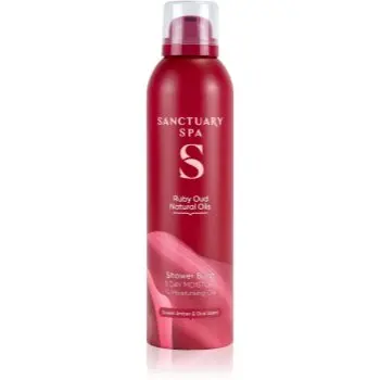 Sanctuary Spa Ruby Oud spumă pentru duș cu efect de nutritiv
