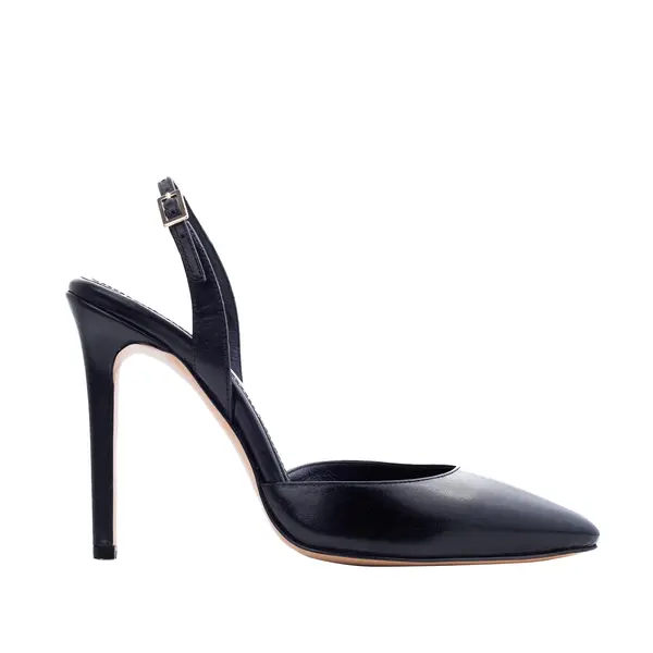 Sandale Alice Piele Naturala, Negre - 37 / 8 cm