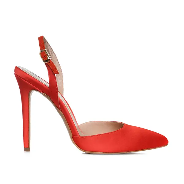 Sandale Alice Satin, Portocalii - 35 / 9.5 cm