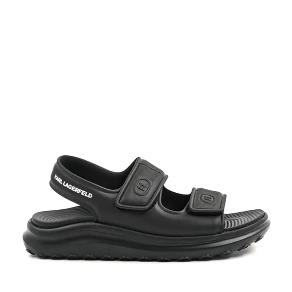 Sandale bărbați Karl Lagerfeld Skuba 2 Strap Sling negre 2059BS77015N