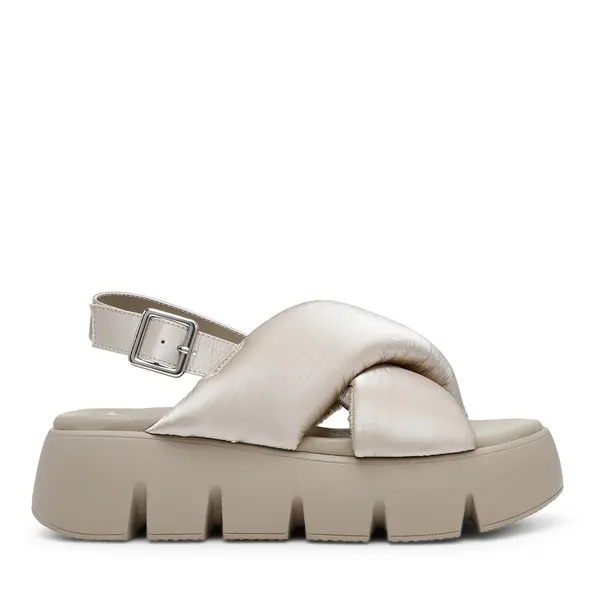 Sandale chunky femei Steve Madden Backtrack taupe 1469DSBACKTRACKTA