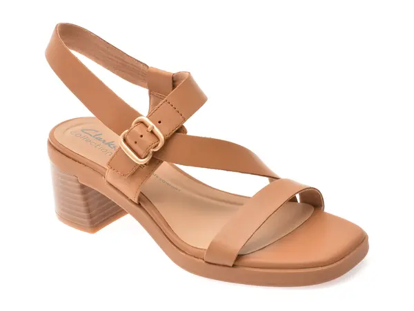 Sandale CLARKS maro, JAYLAN SOL, din piele naturala