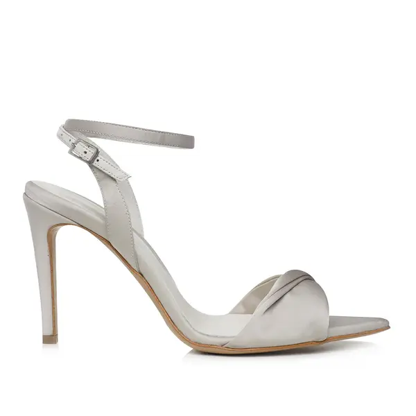Sandale Cleo Satin, Varf Ascutit, Vanilla Haze - 34 / 9.5cm