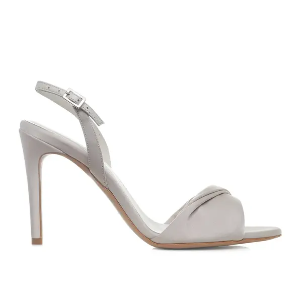 Sandale Cleo Satin, Varf Rotund, Vanilla Haze - 39 / 8 cm