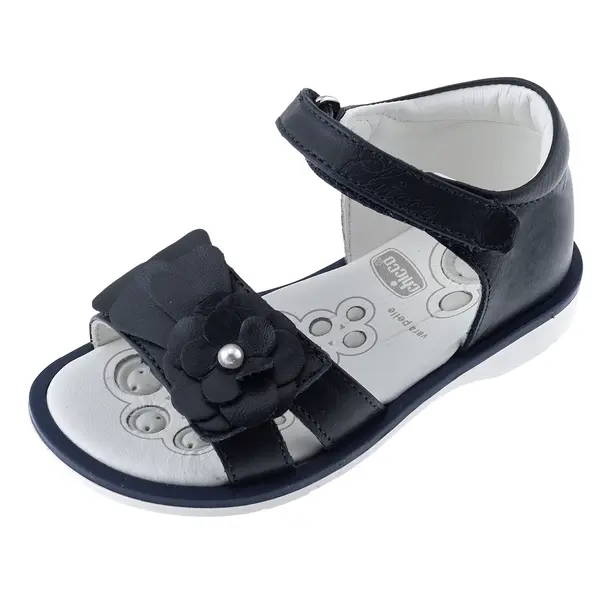 Sandale copii piele Chicco Chaya, Albastru, 67091