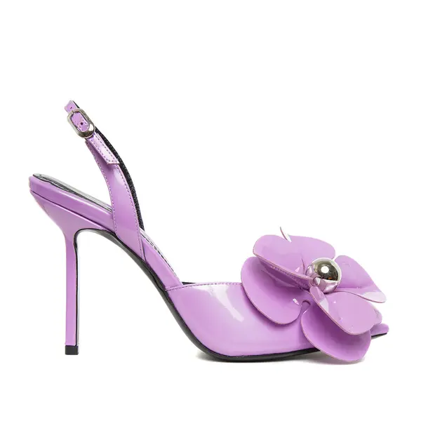 Sandale Darya Piele Lacuita, Lila - Premium Collection - 41 / 10 cm