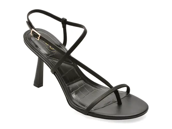 Sandale elegante ALDO negre, NALLIA 001, din piele naturala