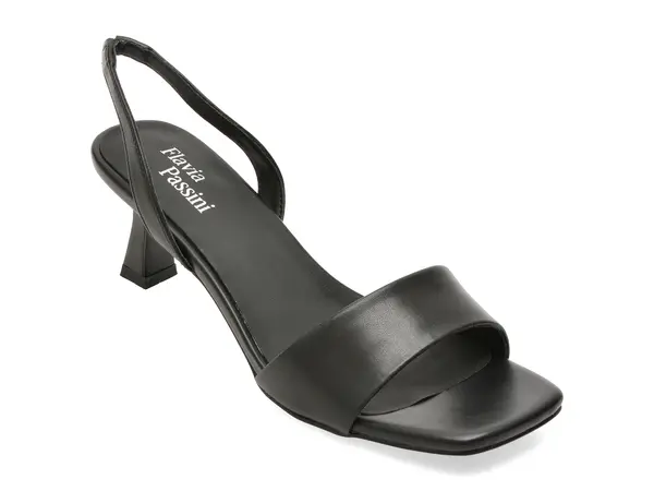 Sandale elegante FLAVIA PASSINI negre, Q4129, din piele naturala