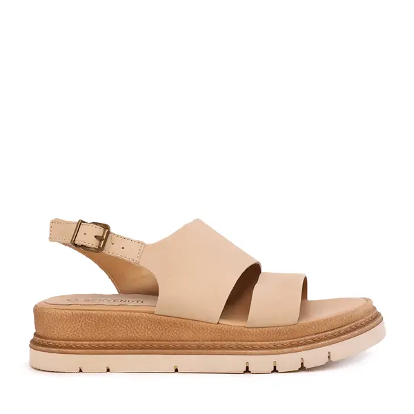 Sandale femei Benvenuti bej din piele 809ds1564be