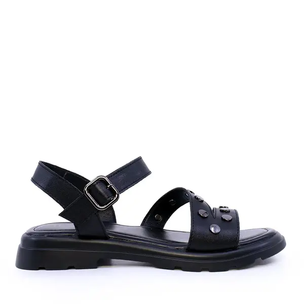 Sandale femei Luca di Gioia negre din piele 1291DS1310N