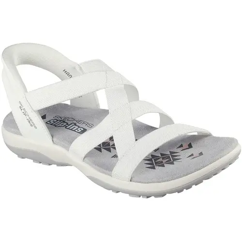 Sandale femei Skechers Reggae Slim - Stretch Flex 163460-WHT