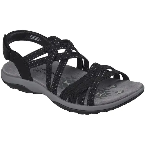 Sandale femei Skechers Reggae Slim - Summer Getaway 163571-BLK