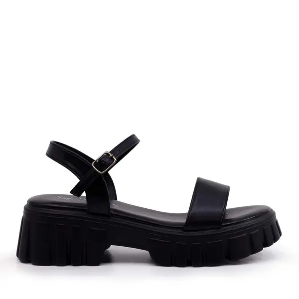 Sandale femei Solo Donna negre cu accesorii 2859DS3300N