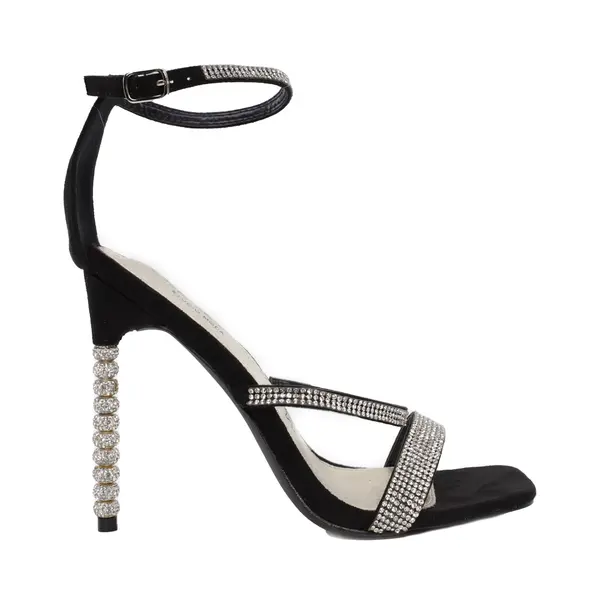 Sandale femei Solo Donna negre cu toc înalt 2857ds0299vn