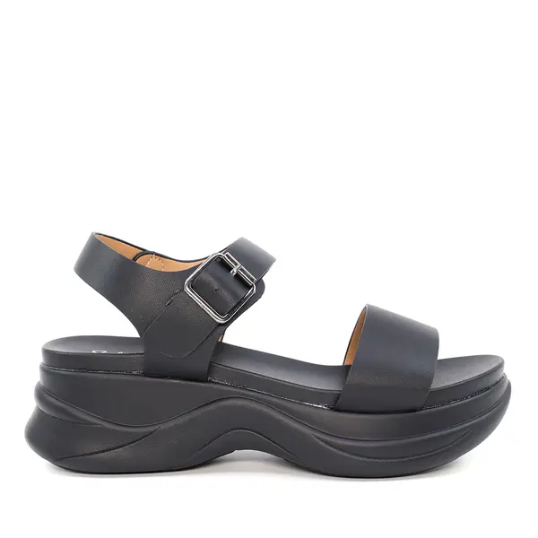 Sandale femei Solo Donna negre din sintetic 2549ds7117n