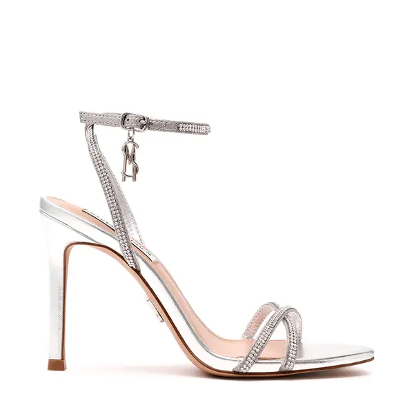 Sandale femei Steve Madden Jypsey argintii cu ștrasuri 1461DSJYPSEY-CNRAG