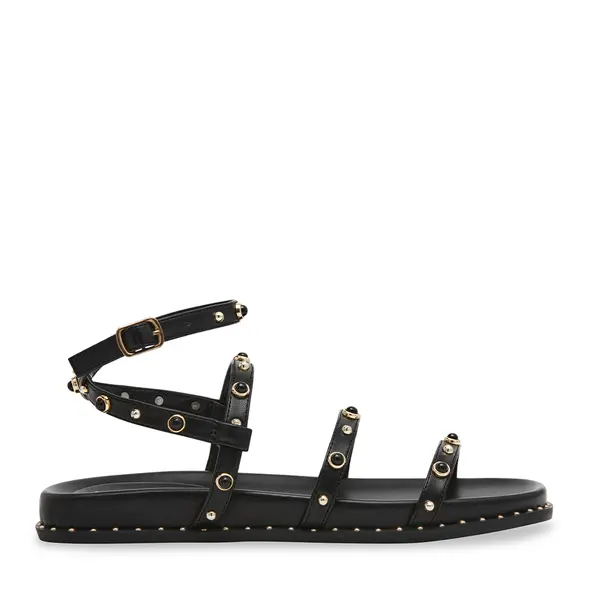 Sandale femei Steve Madden Stormie negre cu elemente deco 1469DSSTORMIEN