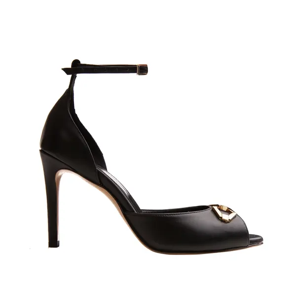 Sandale Infinity Piele Naturala, Negre - 38 / 8cm