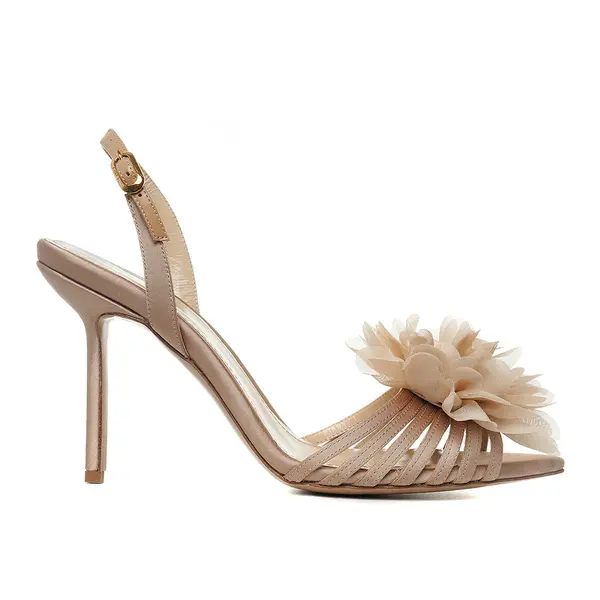 Sandale Julia Satin, Nude - Premium Collection - 41 / 10 cm