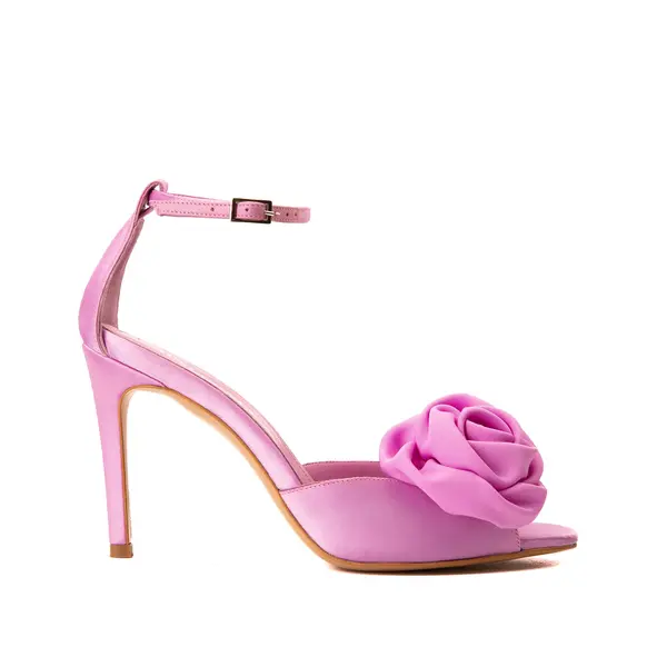 Sandale Lia Satin, Lila - 36 / 9.5 cm - Gros