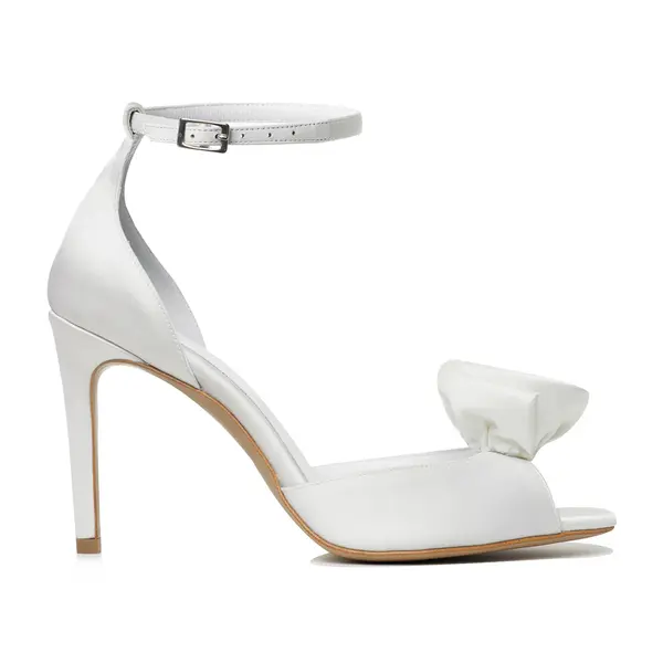 Sandale Sara Satin, Alb - 41 / 9.5 cm