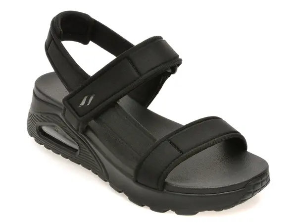 Sandale SKECHERS negre, UNO, din material textil