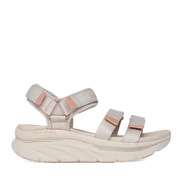 Sandale sport femei Skechers D'LUX WALKER bej 1961DS119826BE